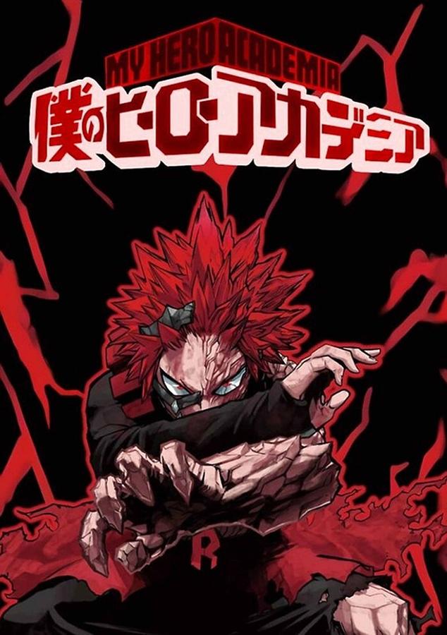 Kirishima Eijiro Poster My Hero Academia Poster Digital Art by Jeffery ...