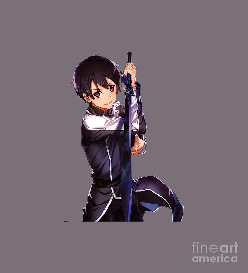 Kirito Beater Sword Art Online Digital Art by Yunshi Loki Fine Art