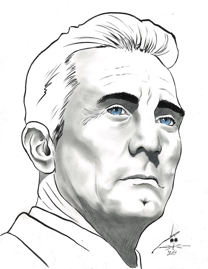 Kirk Douglas Drawing by John Creekmore Fine Art America