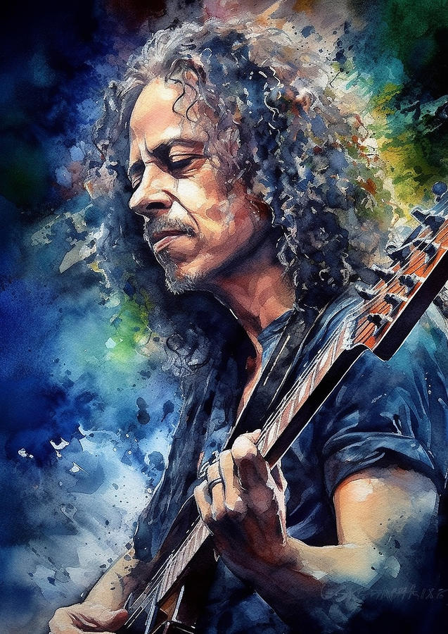 Kirk Hammett Digital Art by Dieu Vuong Kha - Fine Art America