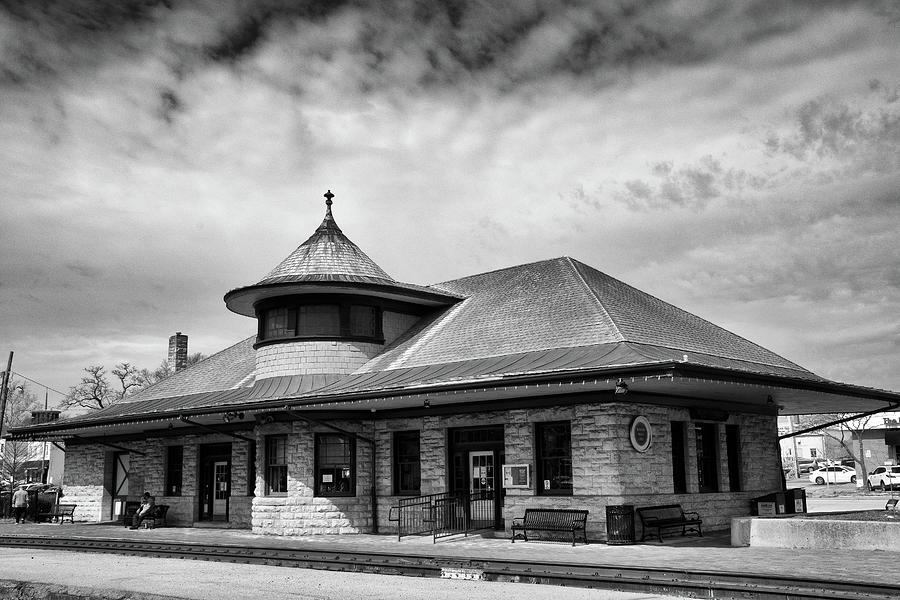 Kirkwood Station BW Photograph by Steve Stuller