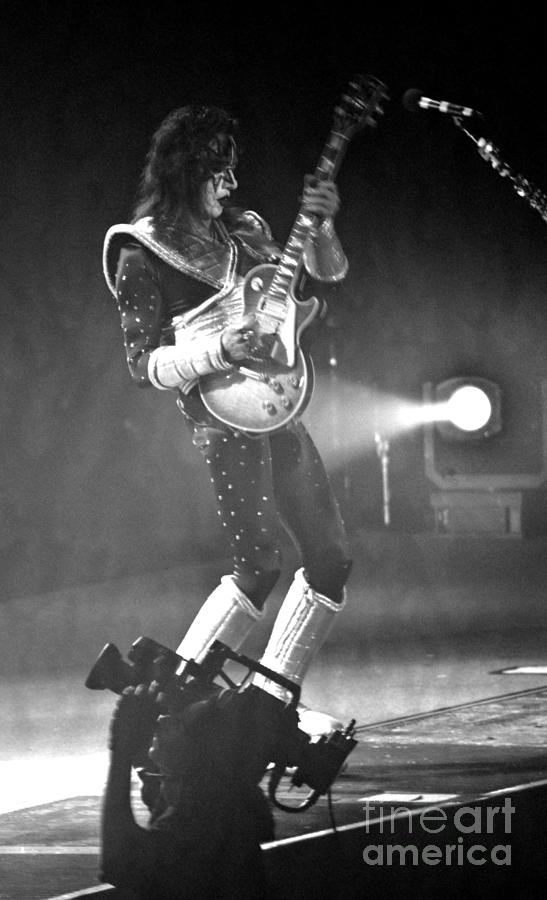 Music Photograph - KISS-96-Ace-3A by Gary Gingrich Galleries
