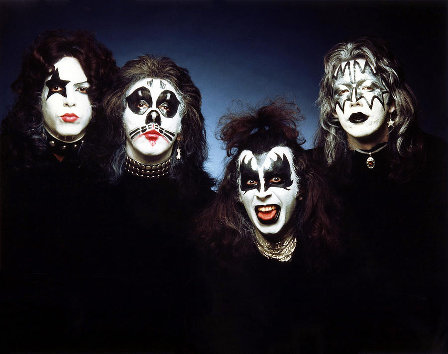 KISS Band 1st Photoshoot 1973 Photograph by Joel Brodsky - Pixels