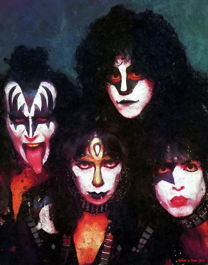 KISS Creature of the Night Painting by Hollywood Prints | Pixels