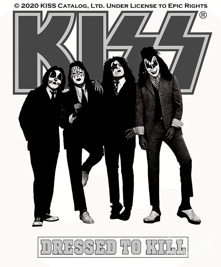 KISS Dressed To Kill Poster Digital Art by Ha Pham