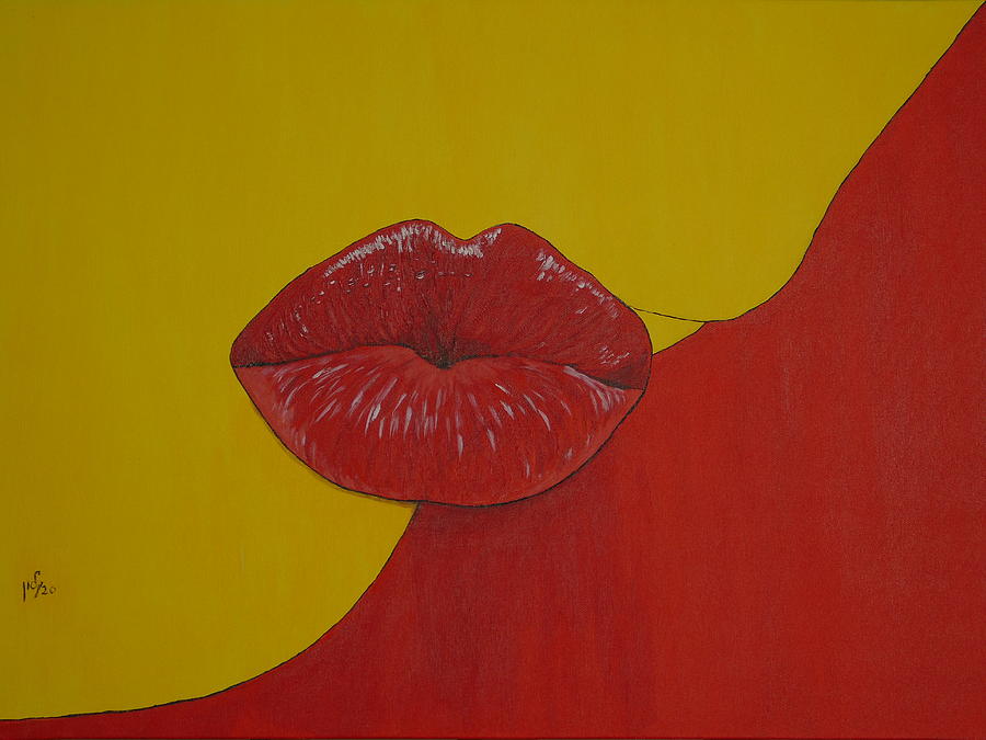 Kiss Painting by Maria Woithofer