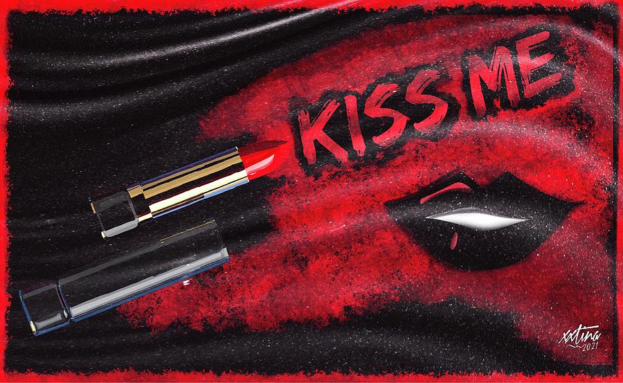 Kiss me Digital Art by Christina Rick