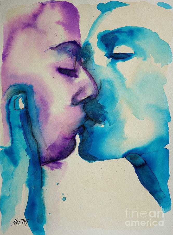 Love Painting - Kiss Me My Way by Jindra Noewi