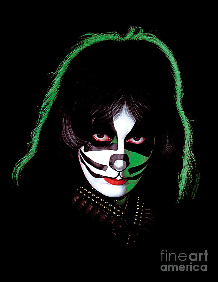 Kiss Metal Peter Criss Cover Digital Art by Alwin Spooner | Pixels