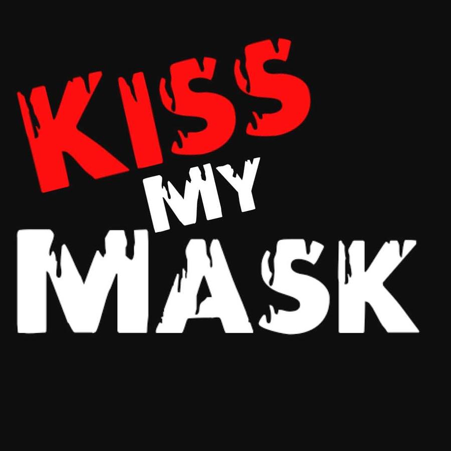 Kiss My Mask Digital Art by Tony Camm
