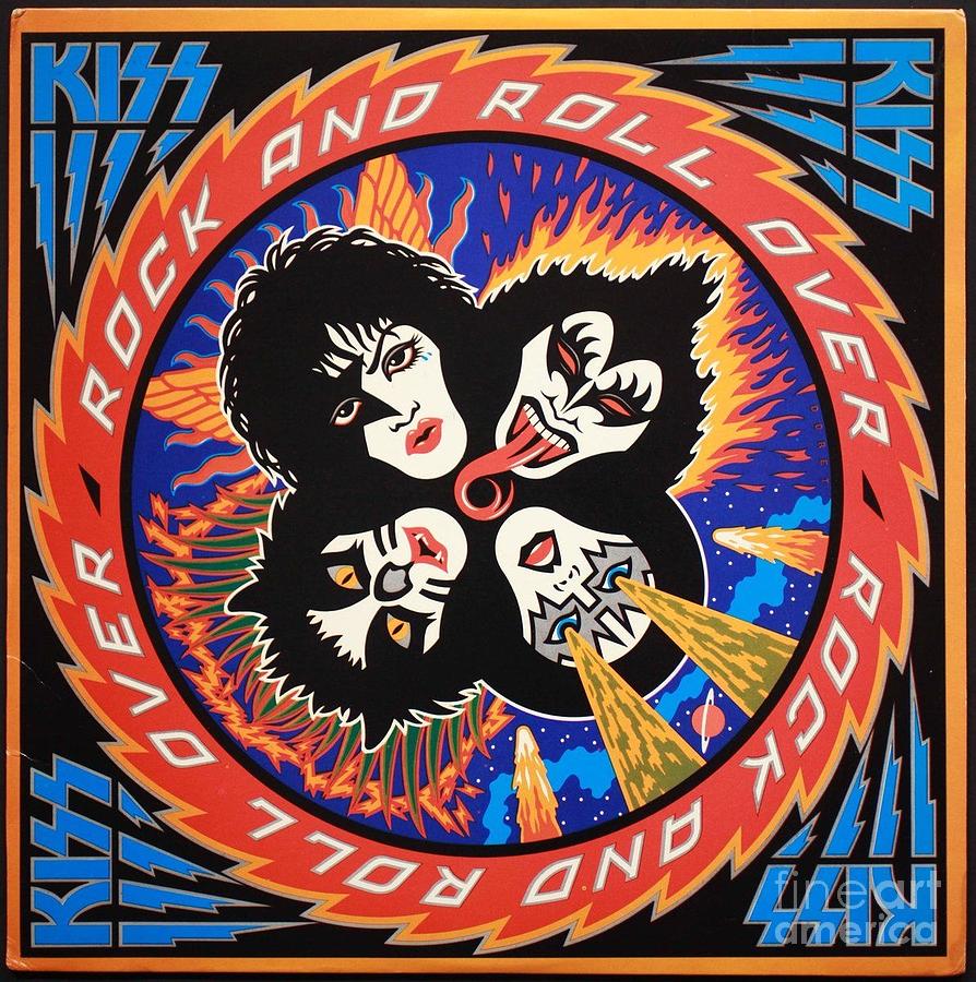 Kiss Rock And Roll Over Album Cover Photograph by Action