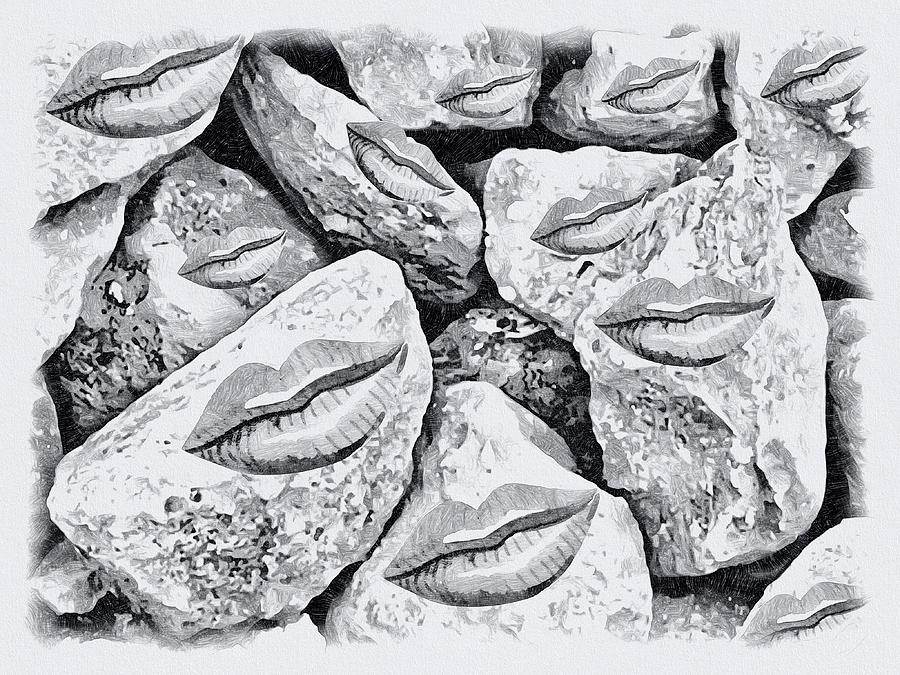 Kisses Digital Art by Kathleen Boyles