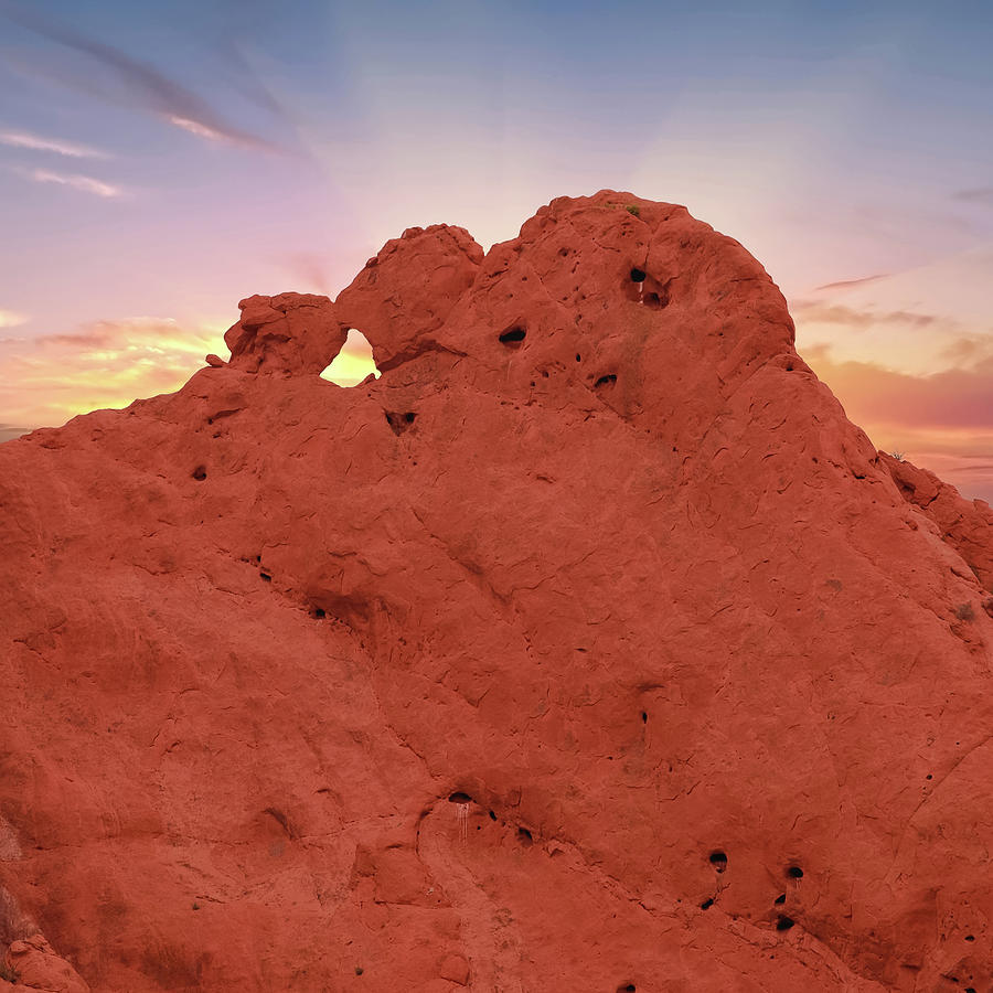 Kissing Camels Sunrise - Garden Of The Gods 1x1 Photograph