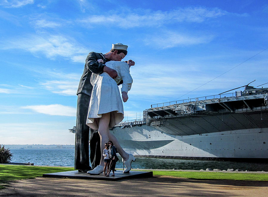 Kissing Sailor of San Diego... Photograph by David Choate
