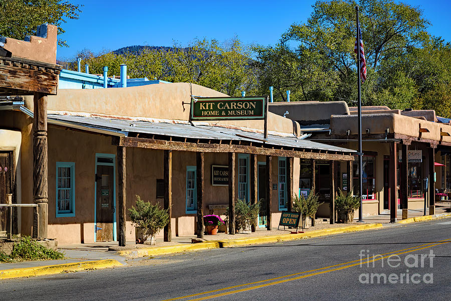 Santa Fe Photograph - Kit Carson Home by Jon Burch Photography
