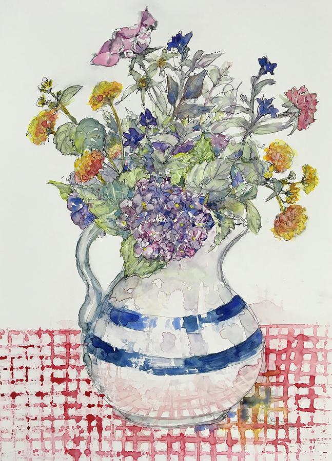 Kitchen Bouquet Painting by Annika Farmer