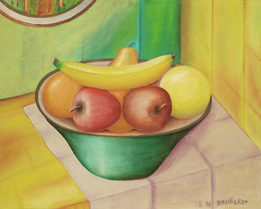 Kitchen Bowl of Fruit Painting by Cinnabar Artistry - Fine Art America