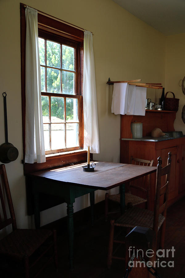 Kitchen Table and Window 1142 Photograph by Jack Schultz