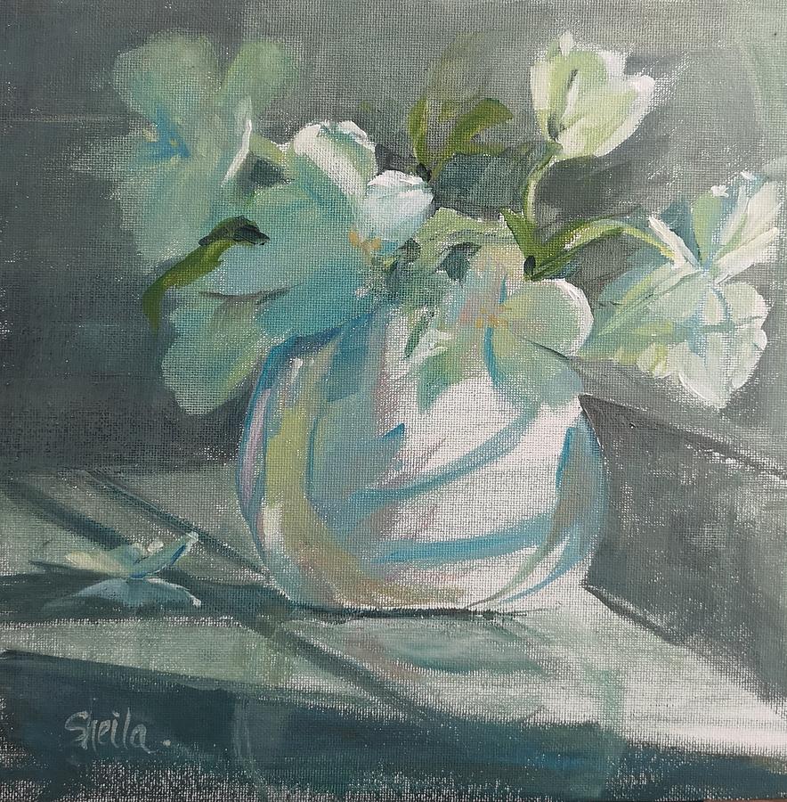 Kitchen Tulips Painting by Sheila Romard