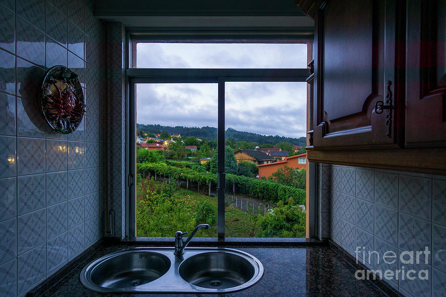 Kitchen View of Galician Landscape in Fene Galicia Photograph by Pablo Avanzini