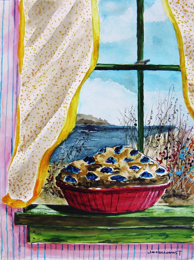 Pie Painting - Kitchen Window by John Williams