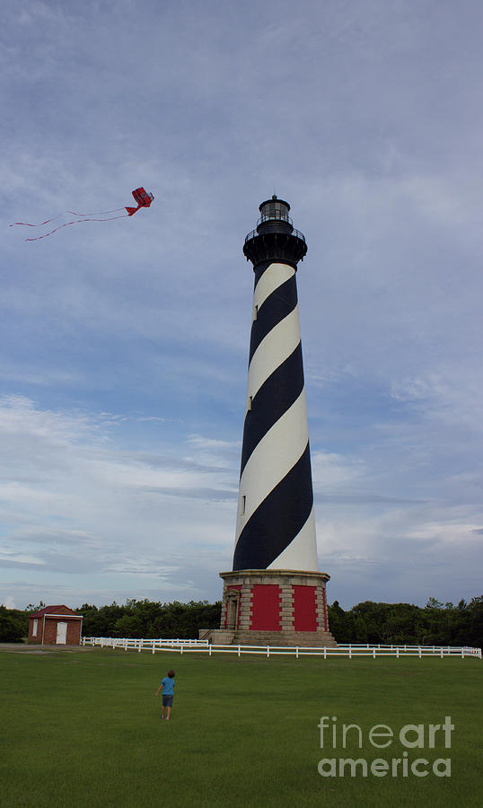 Kite at Cape Hatteras Photograph by Annamaria Frost