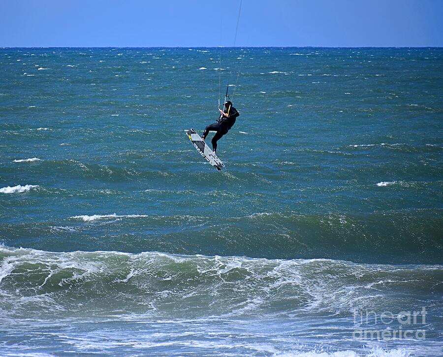 Sports Photograph - Kite Surfing Made Easy by Dyanne Klinko