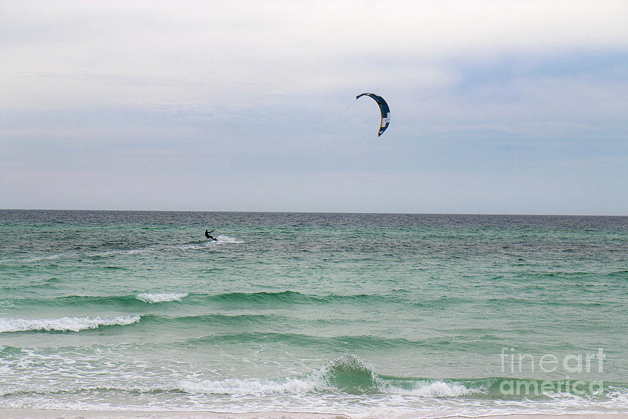 Kiteboarding Pensacola Photograph by Veronica Batterson