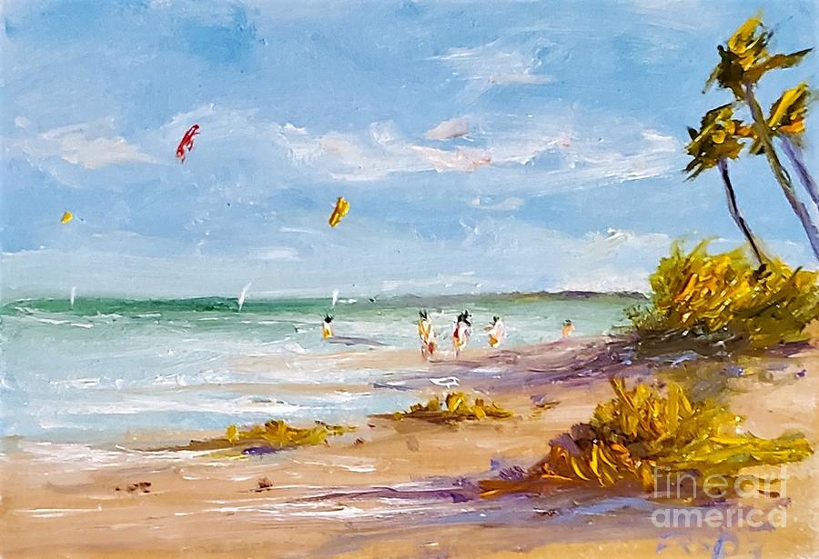 Kiters Painting by Fred Wilson