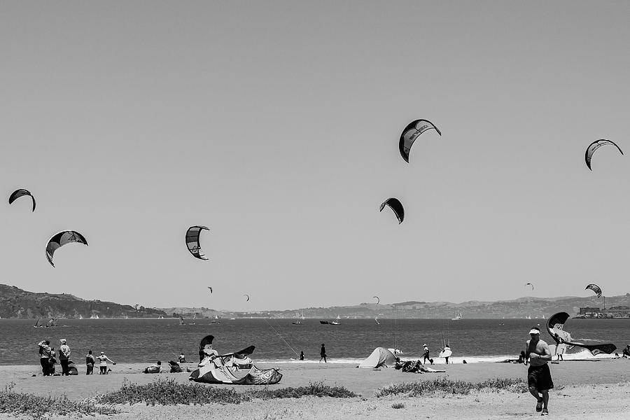 Kites in San Francisco Photograph by David Fountain