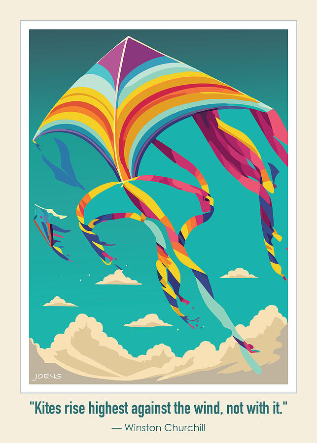 Kites Rise Digital Art