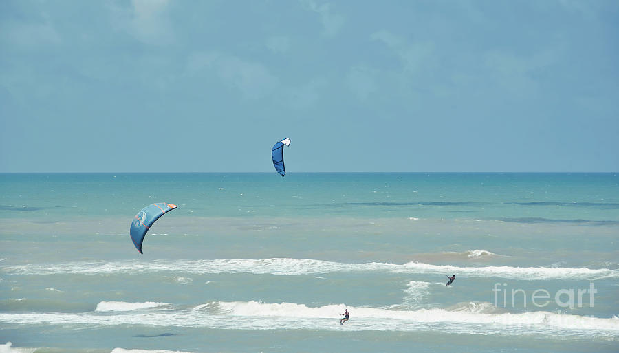 Kitesurfing Photograph by Andrea Anderegg