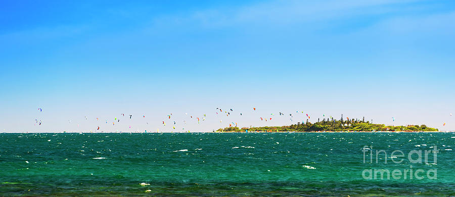 Kitesurfing New Caledonia Photograph