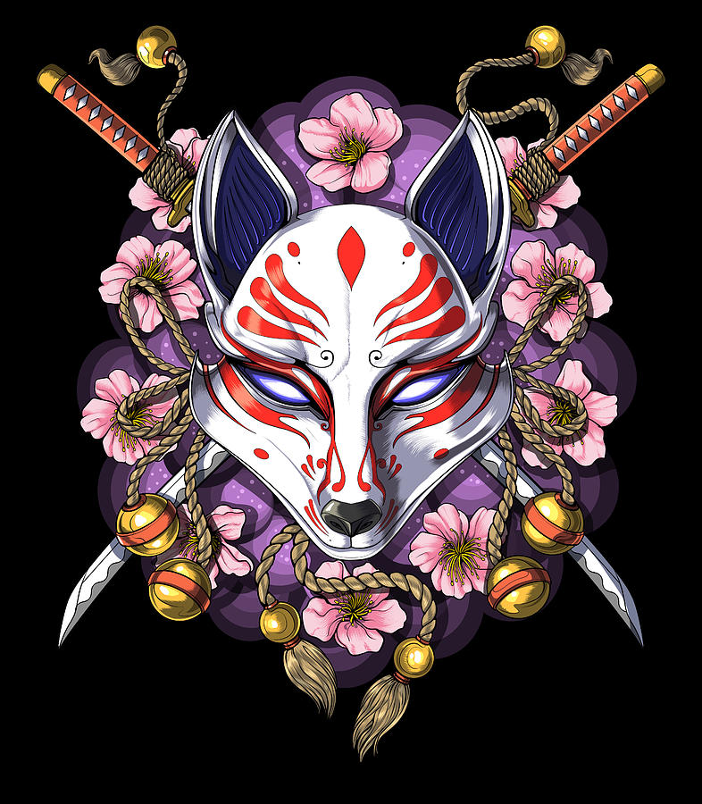 japanese fox mask
