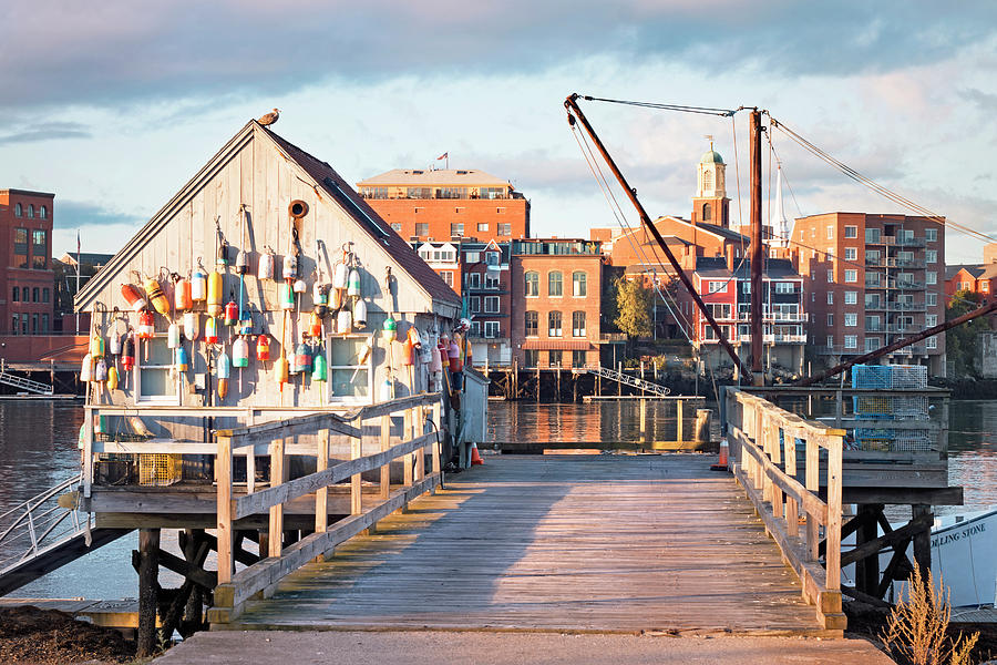 Kittery Maine Waterfront Scene Photograph by Eric Gendron