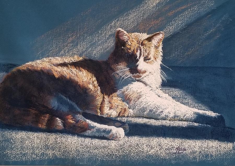 Kitty Bliss Iv Painting by Kay Ridge