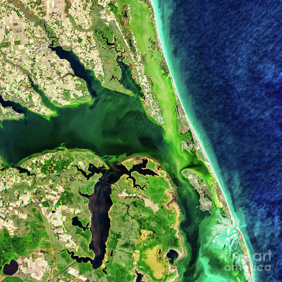 Kitty Hawk North Carolina From Space Photograph by M G Whittingham Pixels