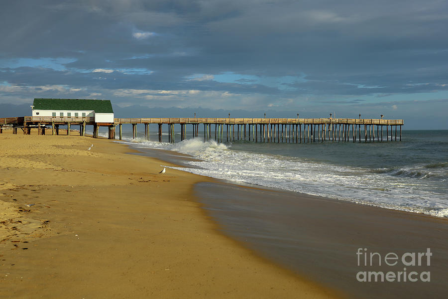 Kitty Hawk Pier in the Outer Banks 7584  Photograph by Jack Schultz