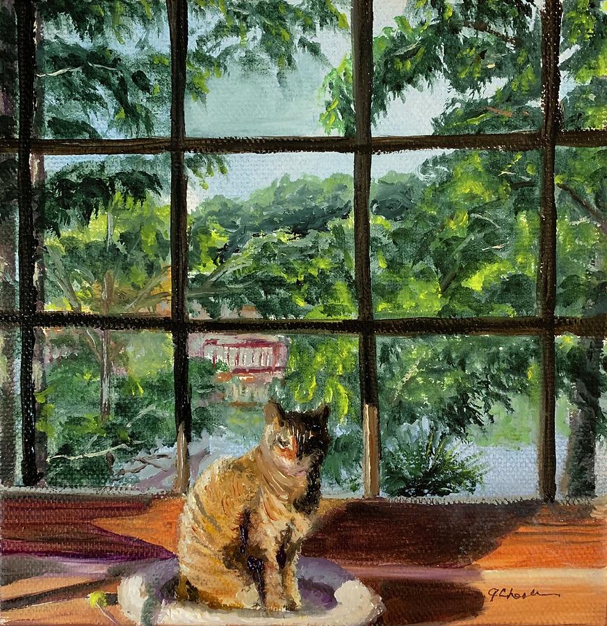 Kitty Mao Painting by Jan Chesler
