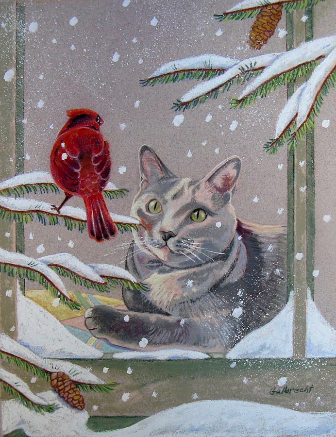 Kittys View Pastel by Shirley Galbrecht