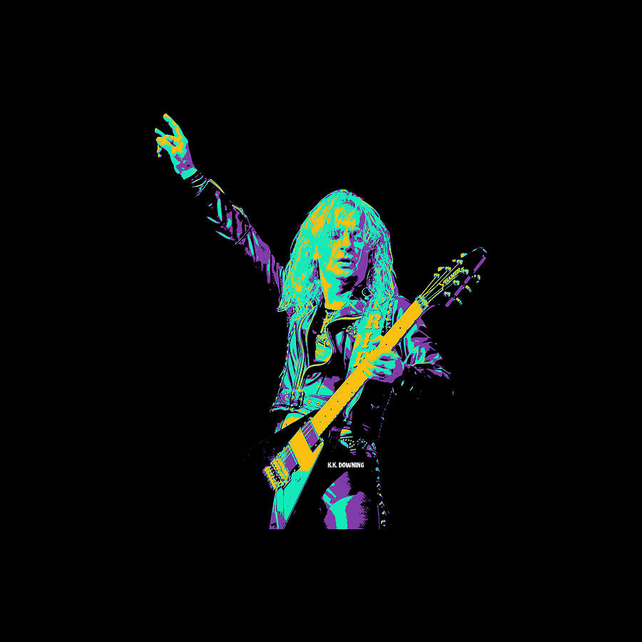 Kk Downing Popart Style Wp09 Digital Art by Weli Pronika - Fine Art America