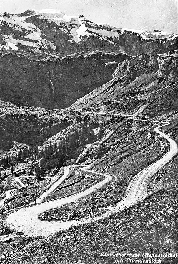 Klausen Pass, Switzerland Vintage Postcard Photograph by Steven Ralser