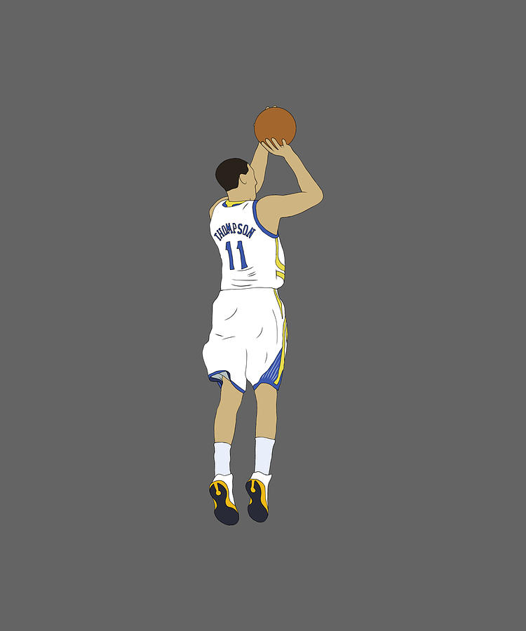 Klay Thompson Jumpshot Baby summer Painting by Ryan Nick | Pixels