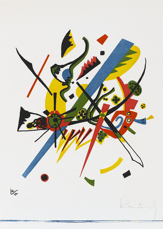 Primary Colors Painting - Kleine Welten by Wassily Kandinsky