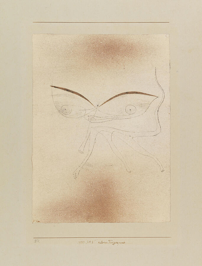 Kleines Tiergespenst 1929 Painting by Paul Klee Kleines Tiergespenst 1929 Painting by Paul Klee