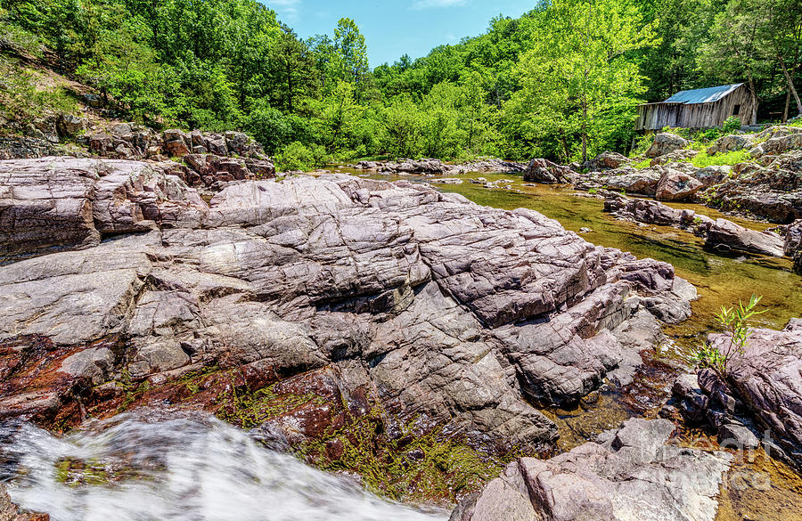 Klepzig Mill Waterfall Photograph by Jennifer White