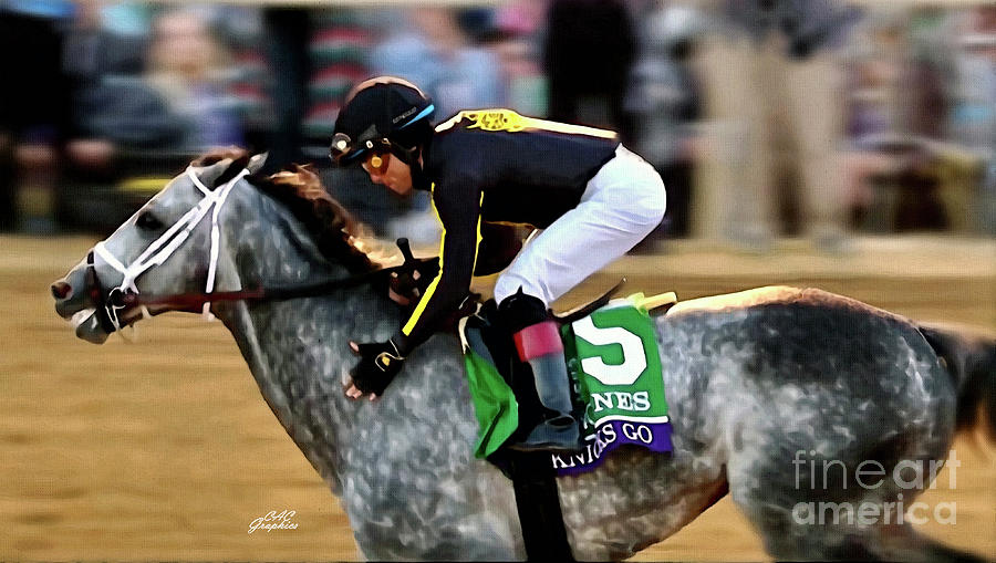 Knicks Go Wins Breeders Cup Classic Digital Art by CAC Graphics
