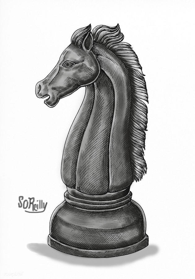 Chess Piece Drawings for Sale - Fine Art America