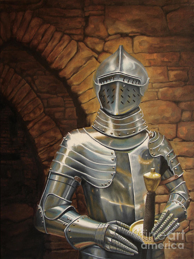 Knight Painting by Ken Kvamme
