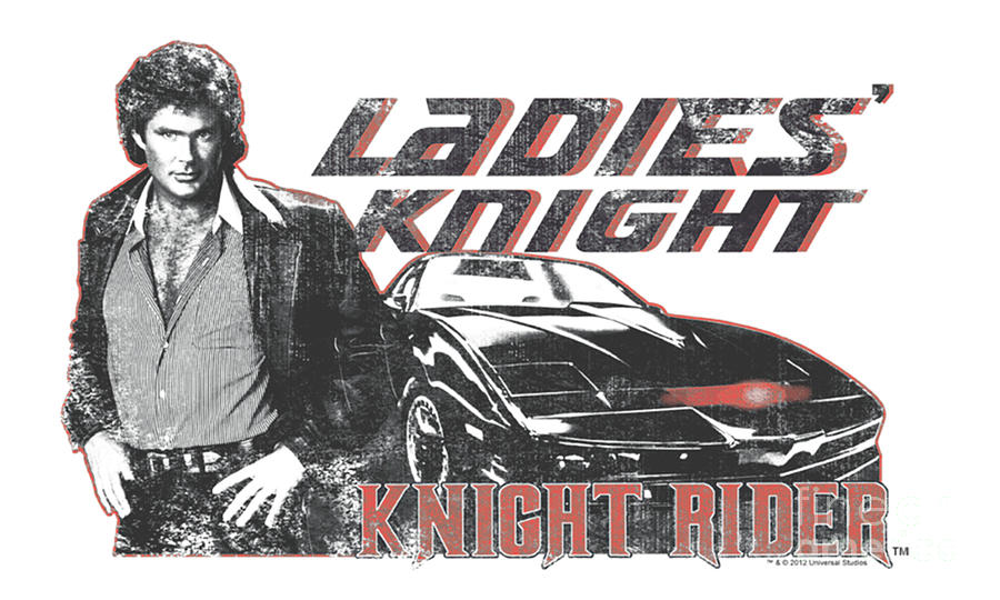 KNIGHT RIDER 80s LADIES KNIGHT Digital Art by Fred Oxley | Fine Art America